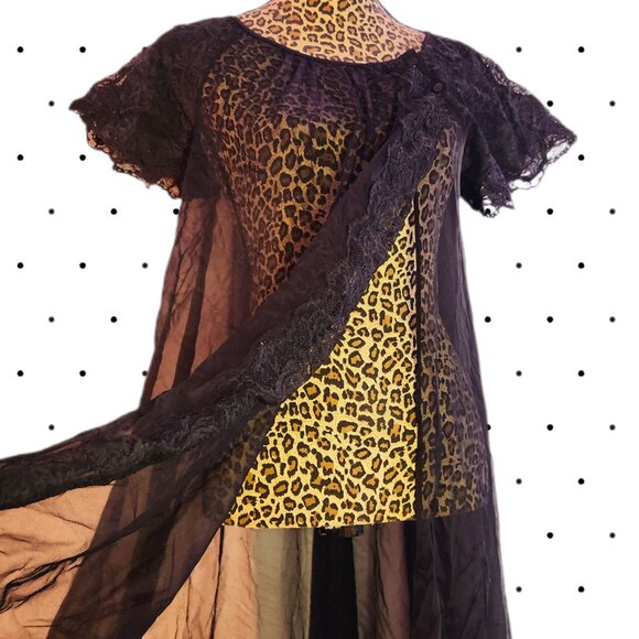 Vintage sheer nightgown robe - Picture 5 of 5